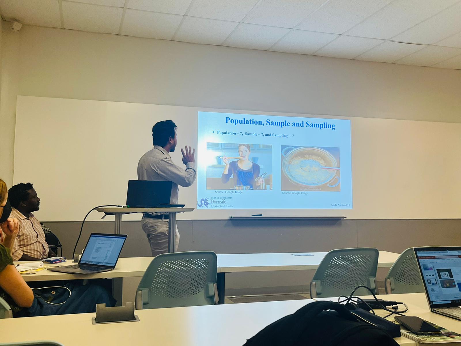 Teaching Population, Sample and Sampling at Drexel Dornsife School of Public Health